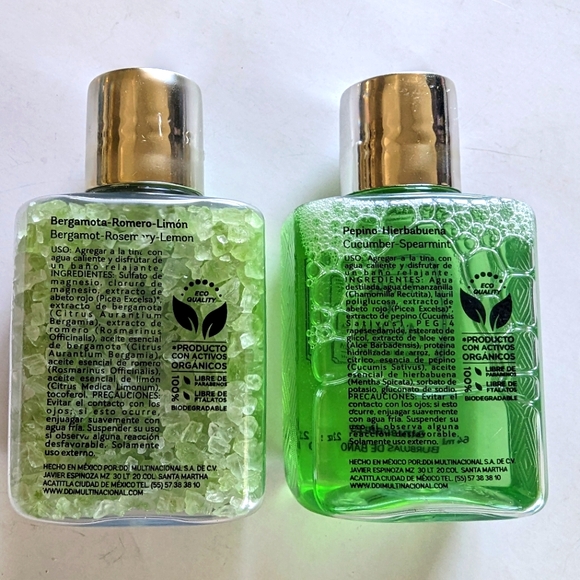 The Luxury Fiore Acqua Bath Salts Organic Care Bath Salts & Bath Bubbles LOT 2 - Picture 5 of 6